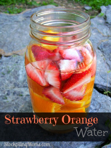 Strawberry Orange Water Stockpiling Moms