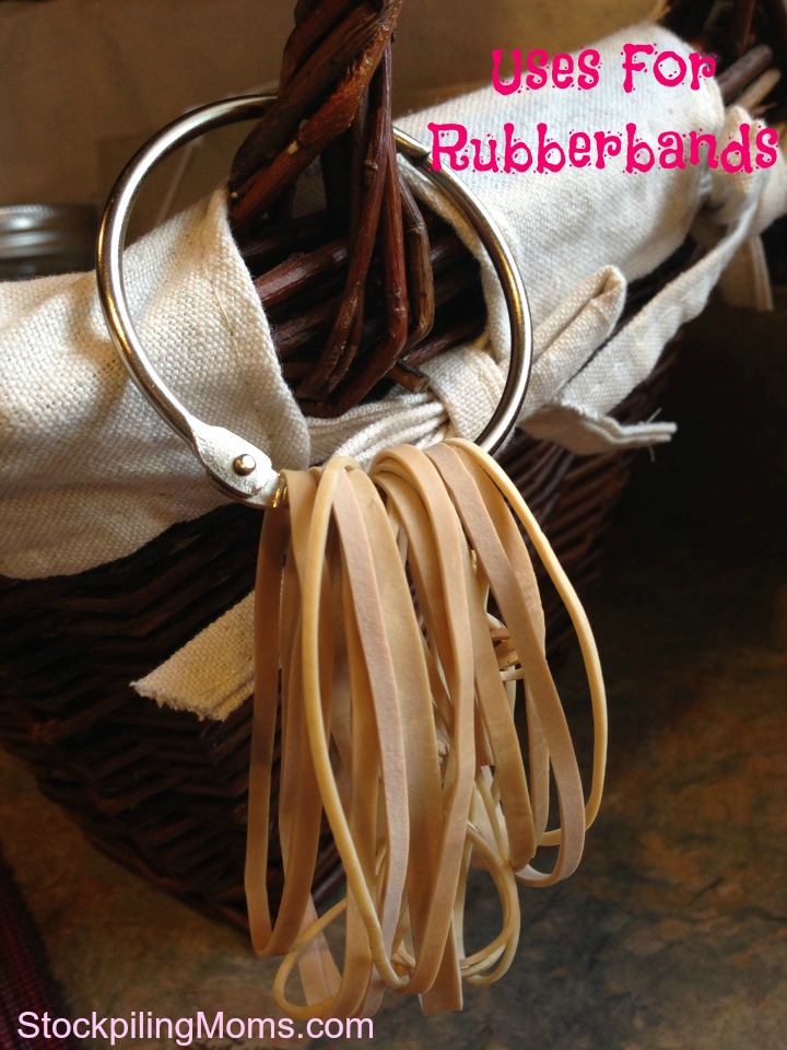 How to Organize and Uses for Rubber Bands - STOCKPILING MOMS