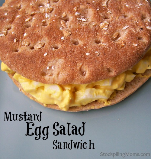 Mustard Egg Salad Sandwich