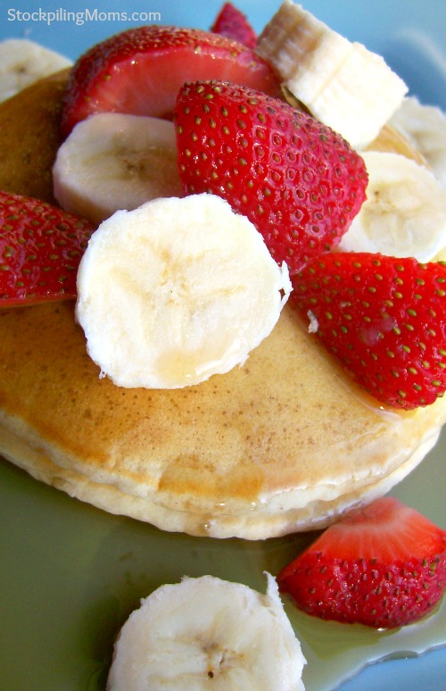 Strawberry Banana Pancakes - STOCKPILING MOMS™