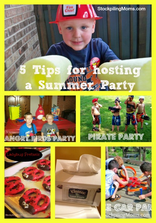 5 Tips for hosting a Summer Party