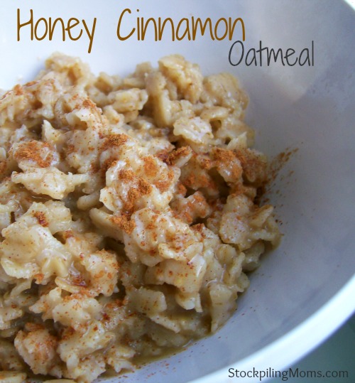 Honey Cinnamon Oatmeal