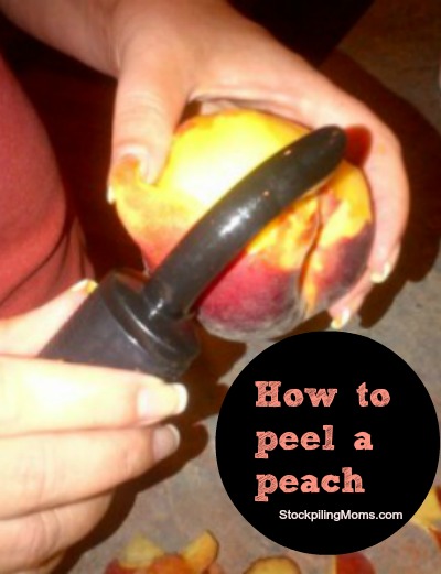 Kitchen Tip How to peel a peach safely