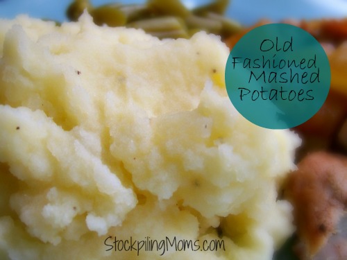 Old Fashioned Mashed Potatoes