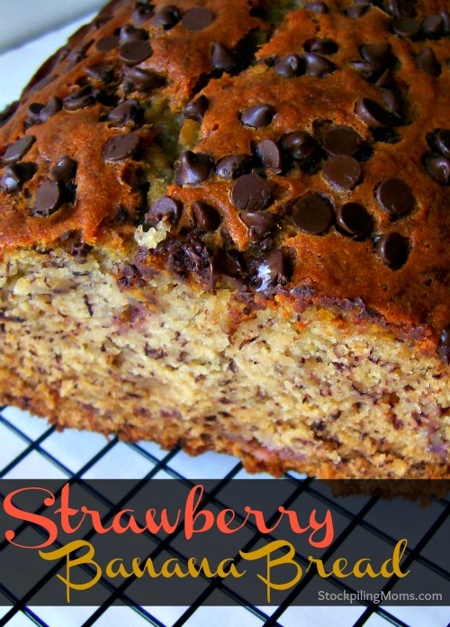 Strawberry Banana Bread