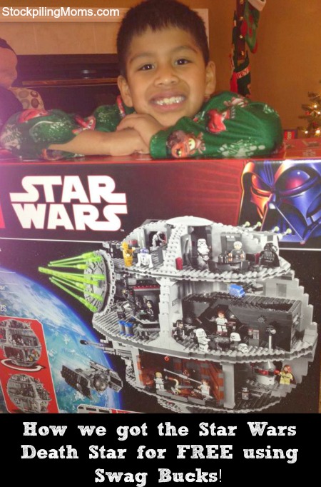 How we got the LEGO Death Star For Free using Swag Bucks