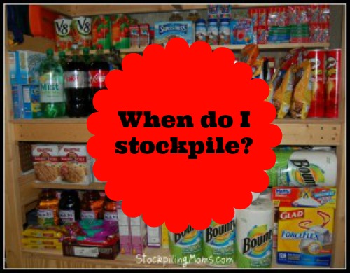 Stockpiling Tip – When do I stockpile?