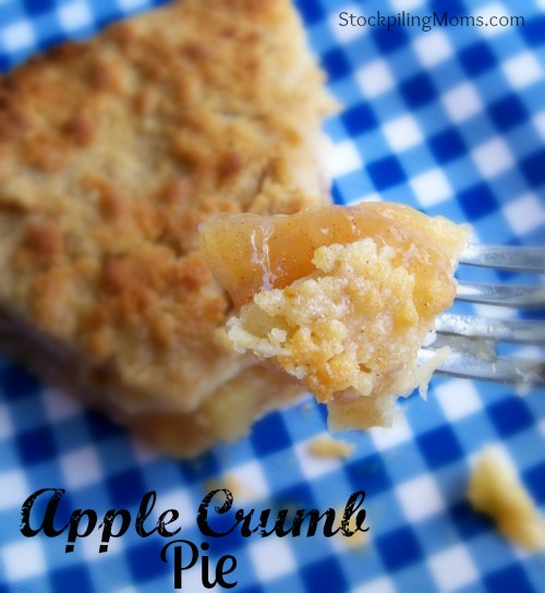 gluten free apple crumb pie