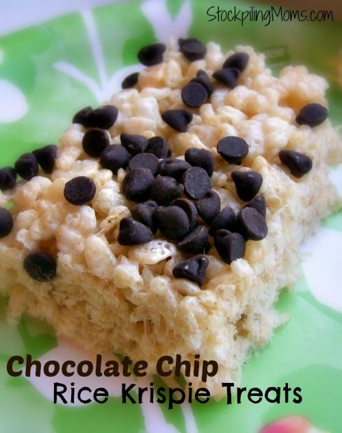 Chocolate Chip Rice Krispie Treats