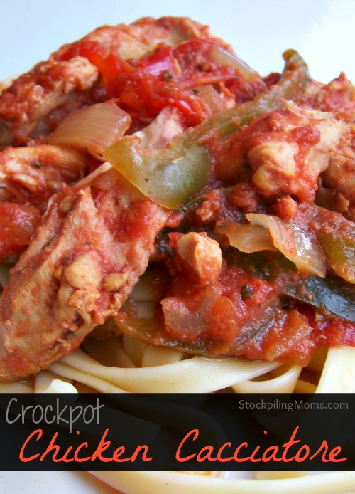 Crockpot Chicken Cacciatore