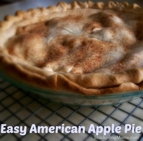 Easy American Apple Pie