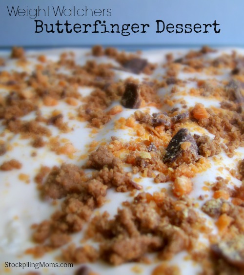 Weight Watchers Butterfinger Dessert