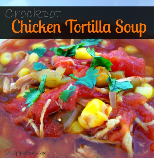 Crockpot Chicken Tortilla Soup