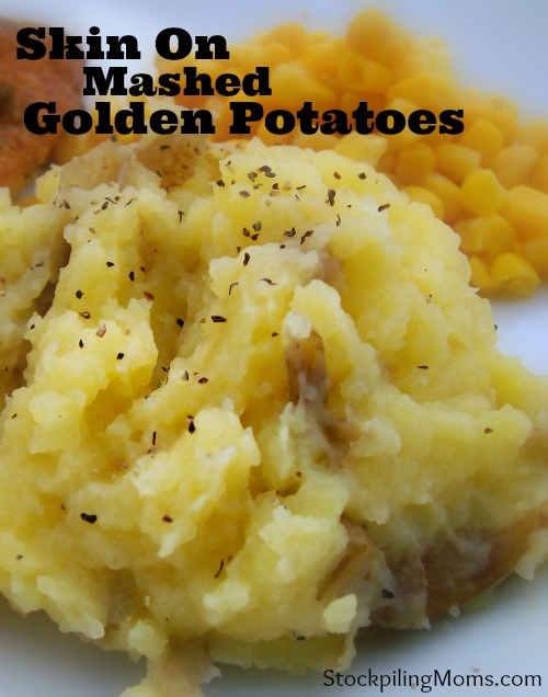 yellow mashed potatoes