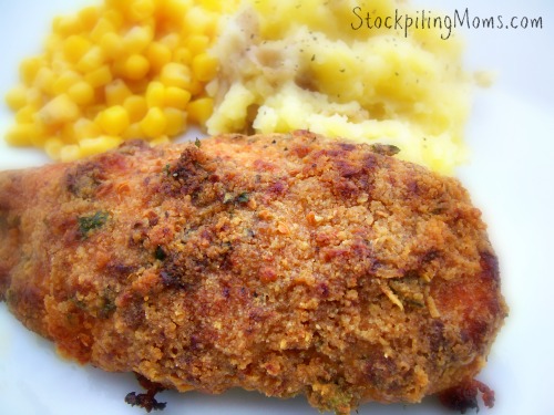 Skinny “Fried” Parmesan Chicken