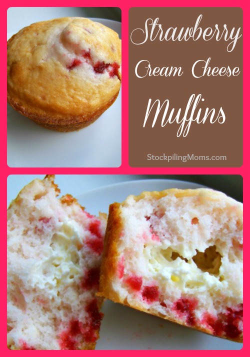 Strawberry Cream Cheese Muffins