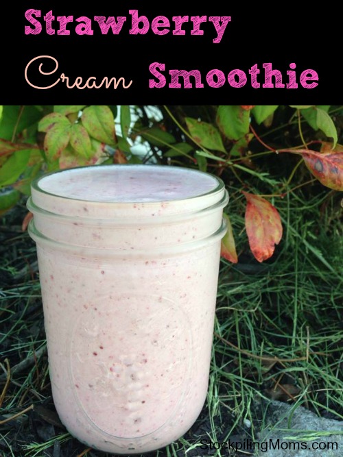 Strawberry Cream Smoothie