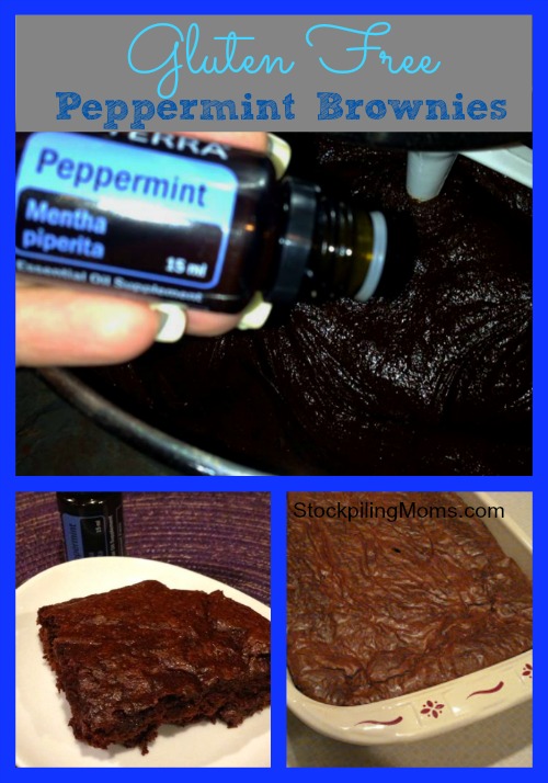 Gluten Free Peppermint Brownies