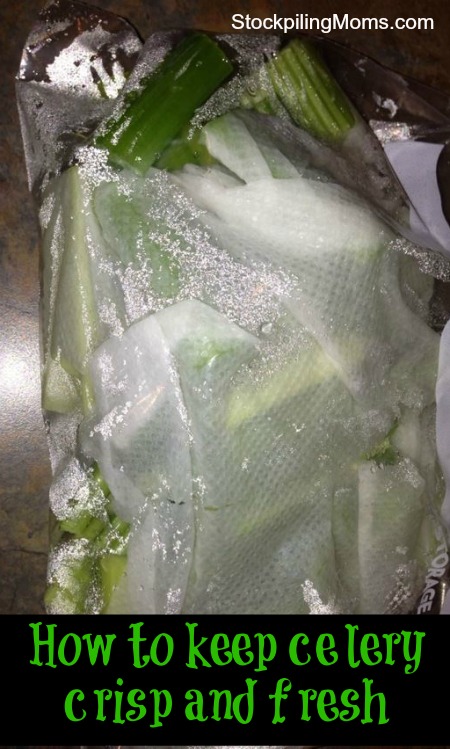 How do you keep celery crisp and fresh?