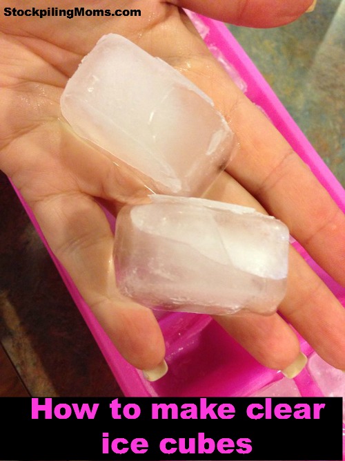 How to Make Clear Ice Cubes