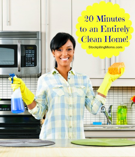 20 Minutes to An Entirely Clean Home