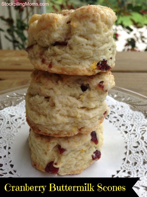 Cranberry Buttermilk Scones