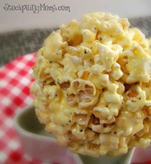 Sea Salt and Cracked Pepper Popcorn Balls