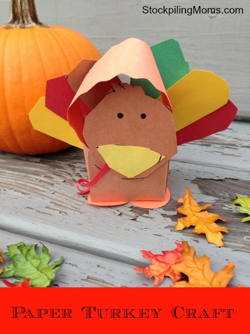 Paper Turkey Treat Box