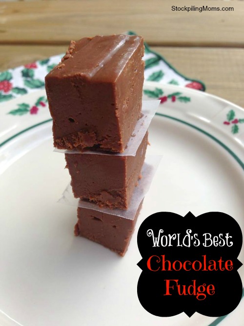 World’s Best Chocolate Fudge Recipe