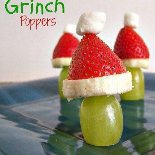 DIY Grinch Strawberries - Big Family Blessings