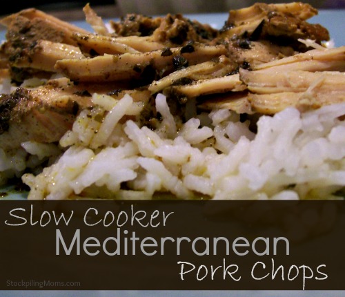 Slow Cooker Mediterranean Pork Chops