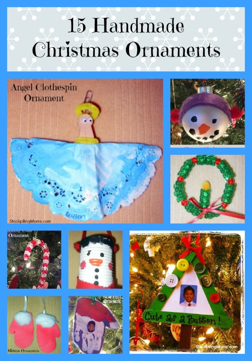 15 Handmade Christmas Ornaments