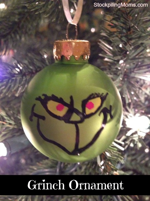 Grinch Christmas Ornament