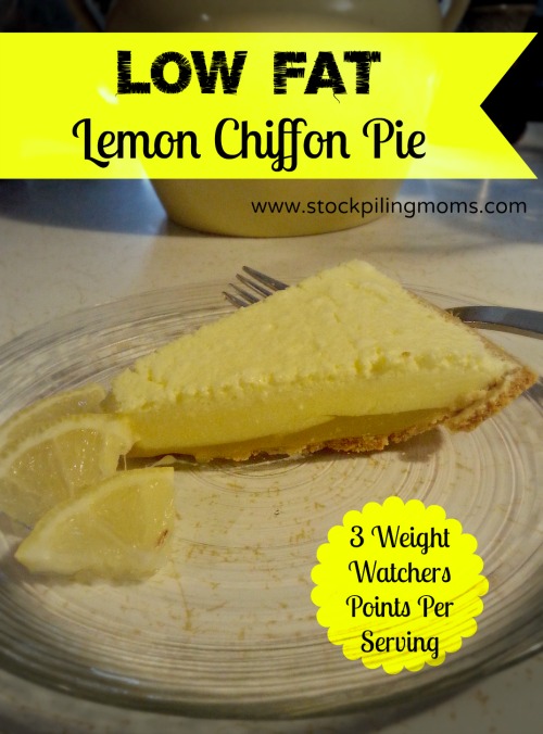 Low Fat Lemon Chiffon Pie