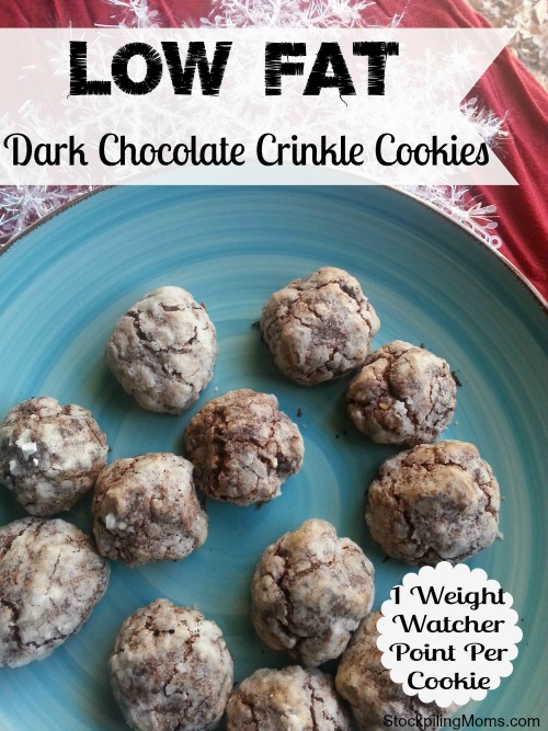 Low Fat Dark Chocolate Cookies