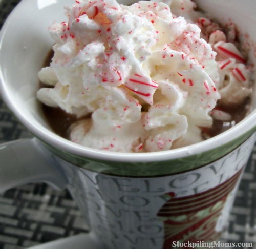 Peppermint White Hot Chocolate with Essential Oil