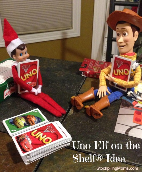 Uno Elf on the Shelf Idea