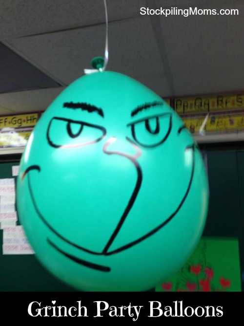 Grinch Party Balloons
