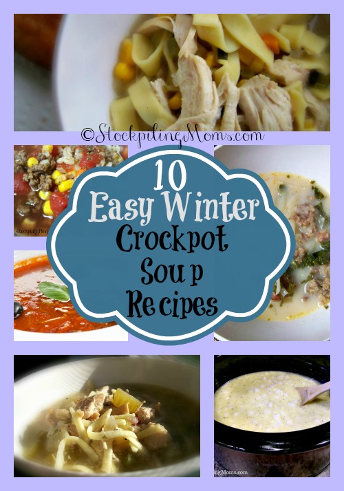 10 Easy Winter Crockpot Soup Recipes