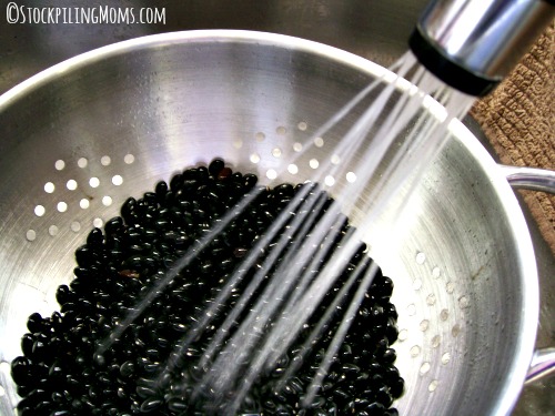 How to make Dried Black Beans in your Crockpot