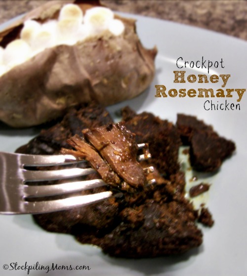 Crockpot Honey Rosemary Chicken