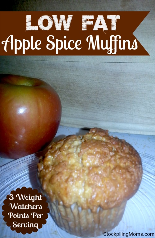 Low Fat Apple Spice Muffins