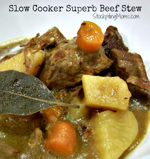 Slow Cooker Superb Beef Stew