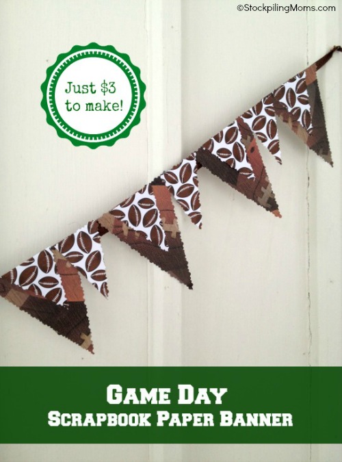 DIY Game Day Bunting Banner