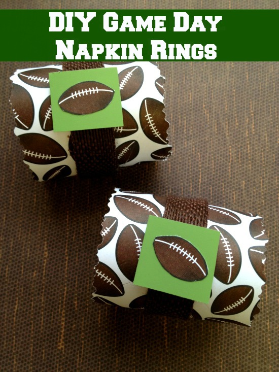 DIY Game Day Napkin Rings