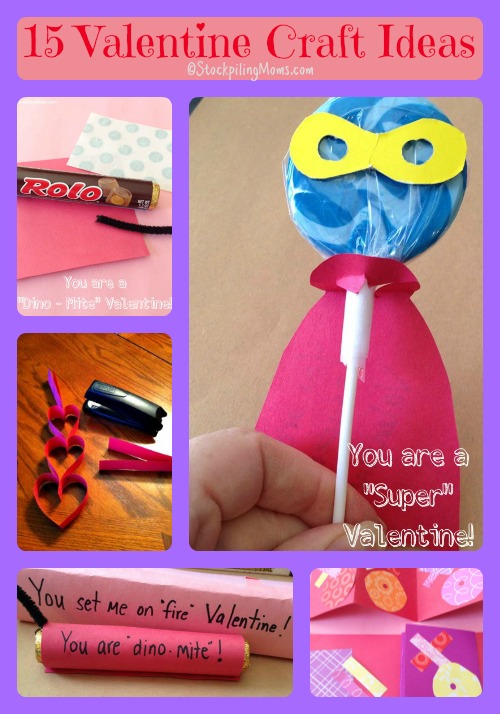 15 Valentine’s Day Crafts and Ideas