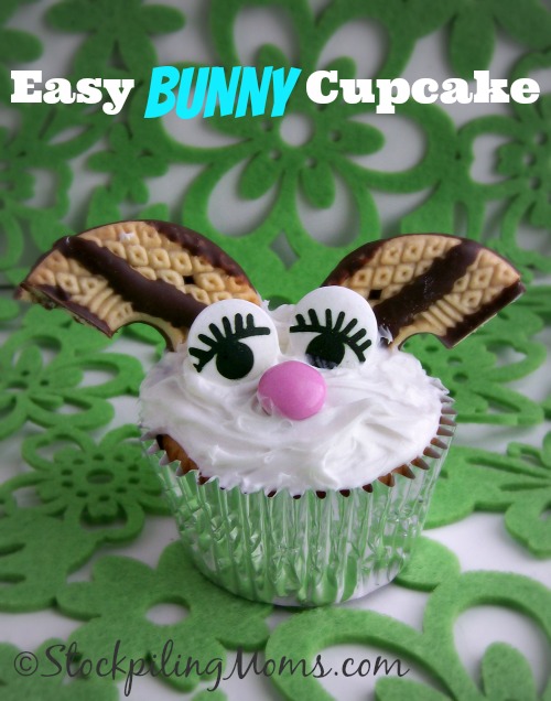 Easy Bunny Cupcake