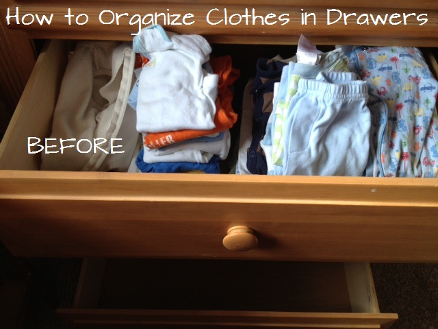 How to organize your clothes in dressers