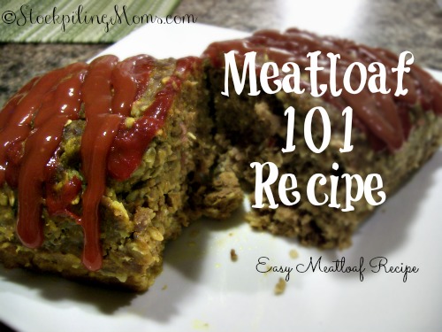 Meatloaf 101 is an easy meatloaf recipe that tastes amazing!