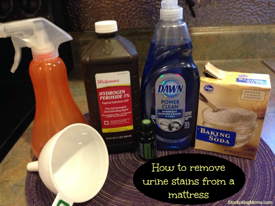 All-Natural Mattress Cleaner to Remove Urine Stains & Odors